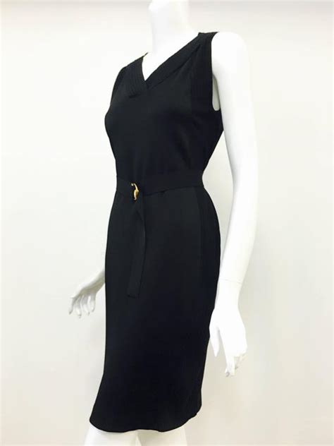 black and gold gucci dress|Gucci little black dress.